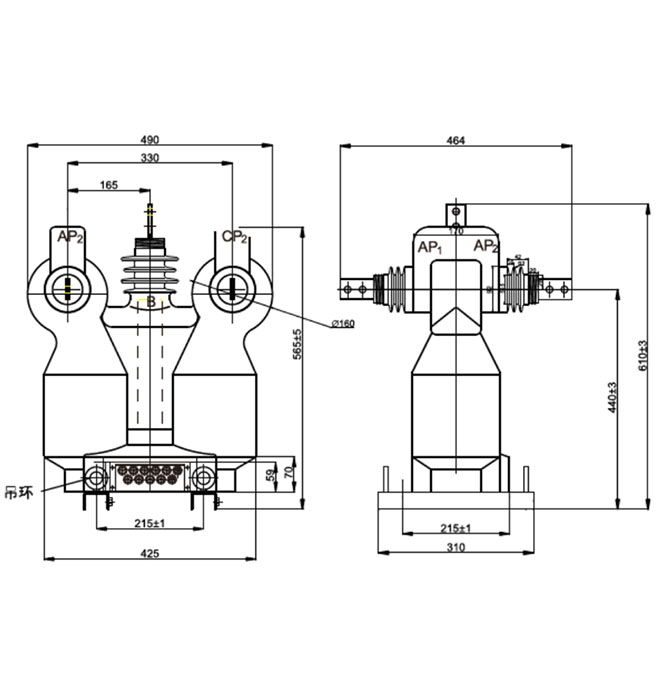 LZW-32 CT For 32 Pole Mounted Switch